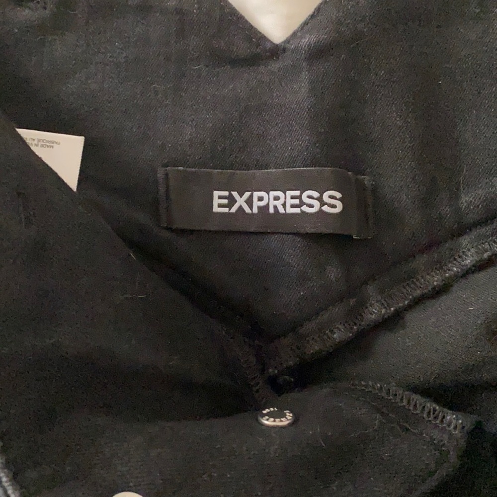 Express black jegging